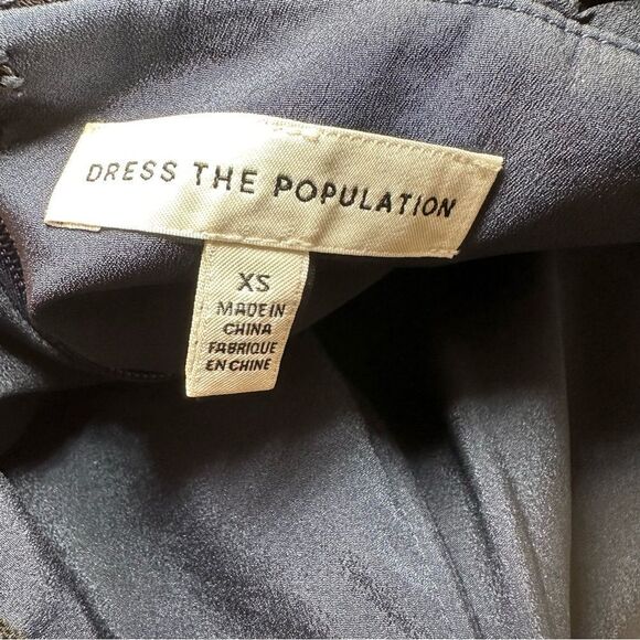 Dress The Population Anabel Sequin Embroidered Gown - Picture 8 of 9